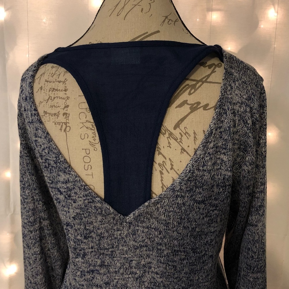 2[HIP] New! Long knitted blue sweater - Picture 8 of 8